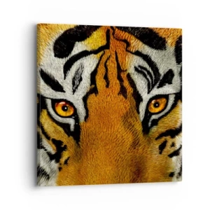 Tablou pe pânză - Amenințător și frumos - 30x30 cm