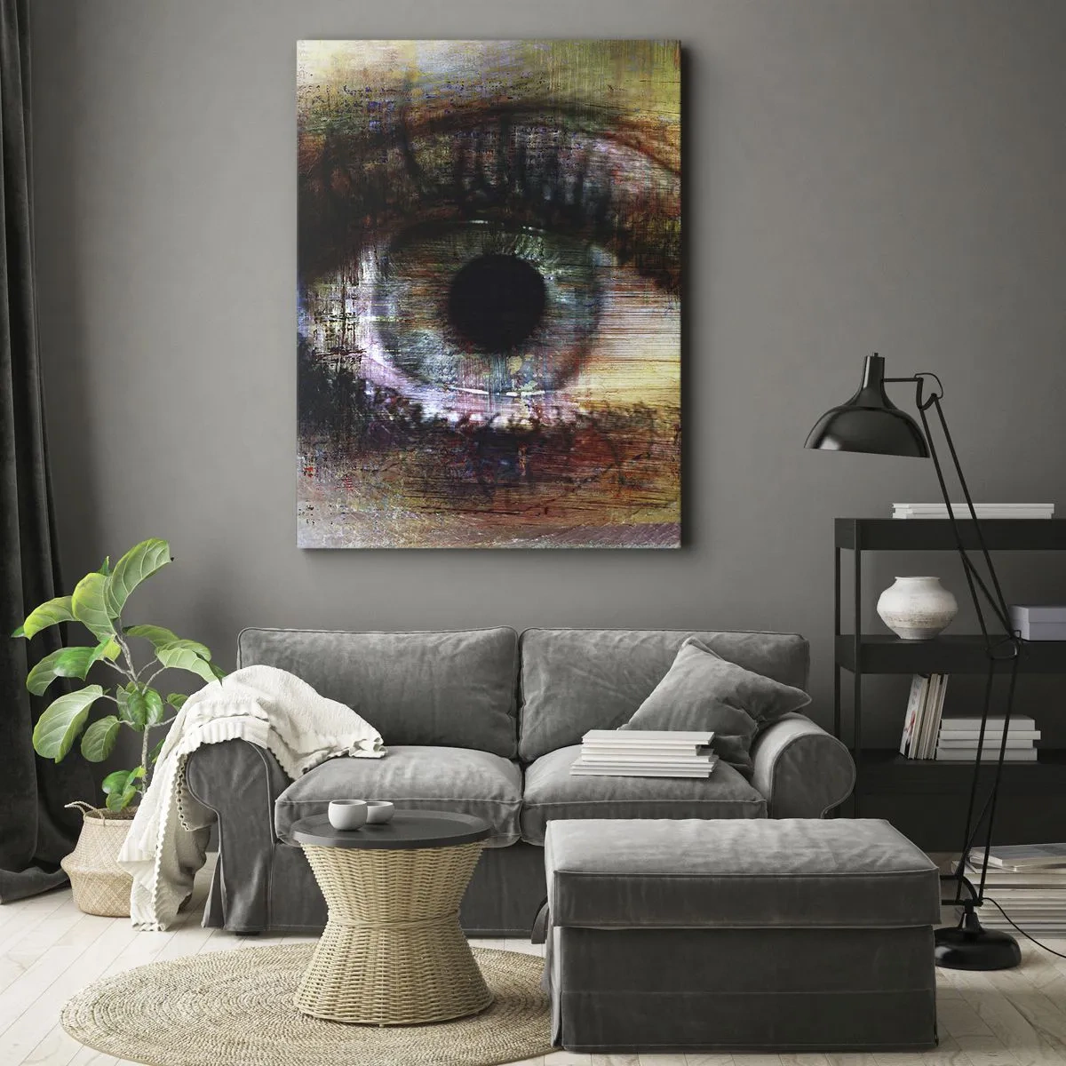 Tablou pe pânză - Poți privi în suflet - 80x120 cm