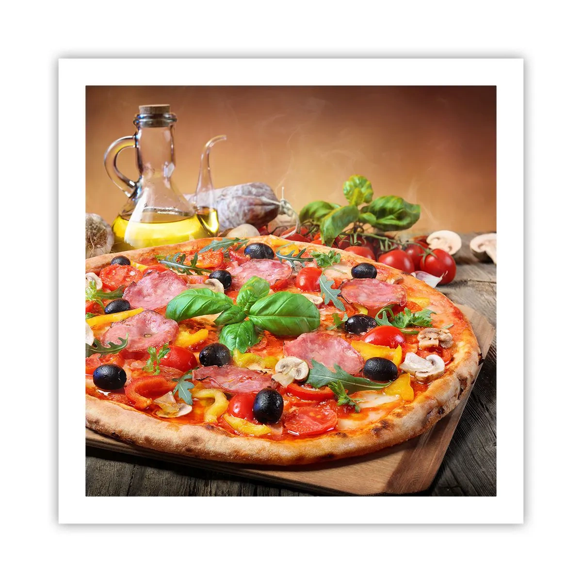 Poster - Cu o adevărată aromă italiană - 60x60 cm