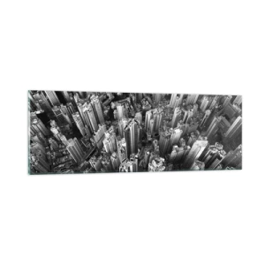 Tablou pe sticlă - Din ce în ce mai sus - 90x30 cm