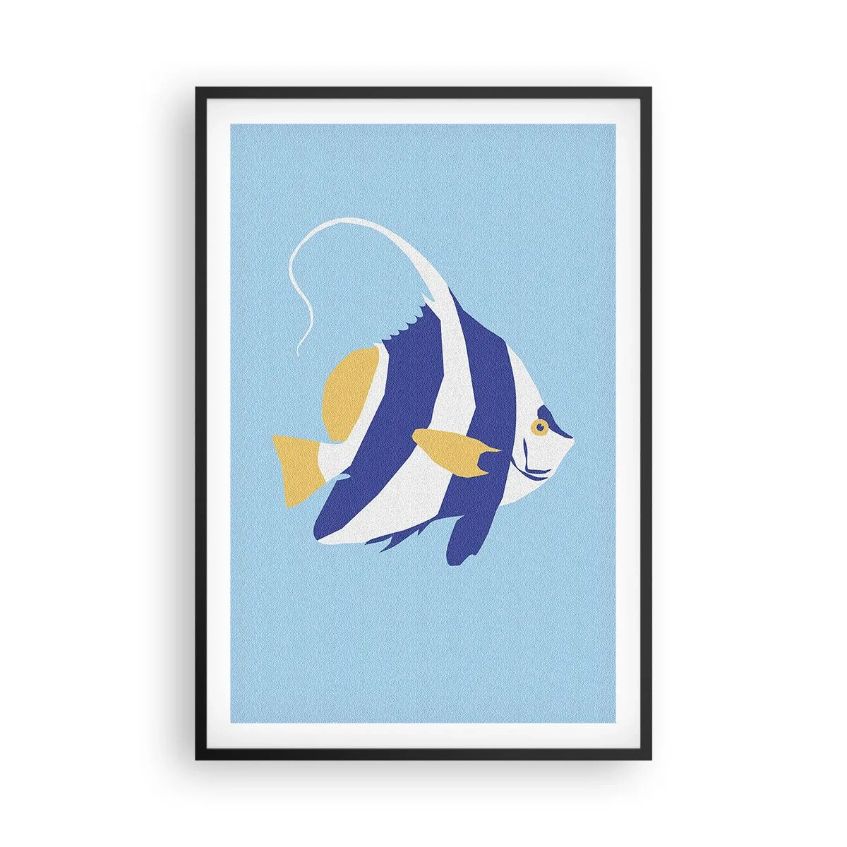 Poster în ramă neagră - Frumoasa din apele tropicale - 61x91 cm