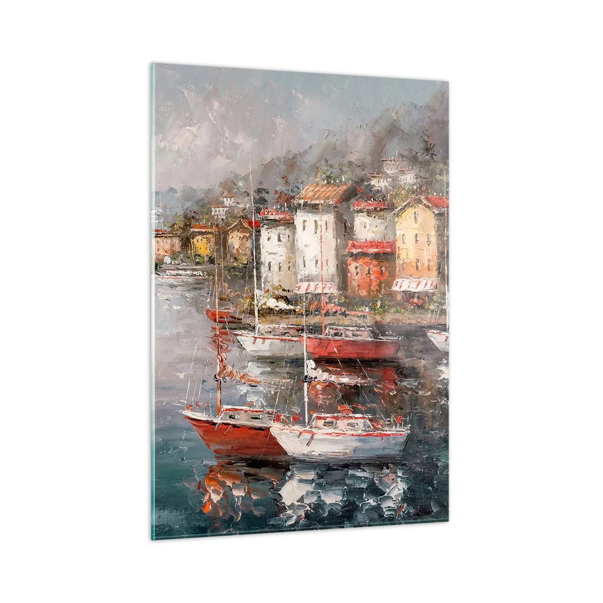 Tablou pe sticlă - Portul romantic - 50x70 cm