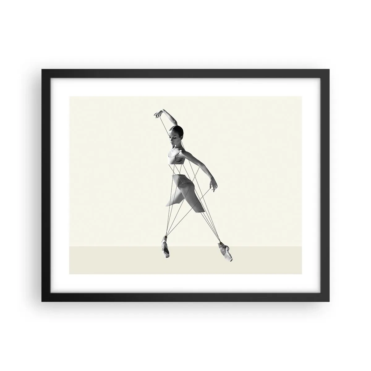 Poster în ramă neagră - Într-un teatru de lumină - 50x40 cm