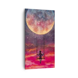 Tablou pe pânză - Cu capul în nori - 55x100 cm