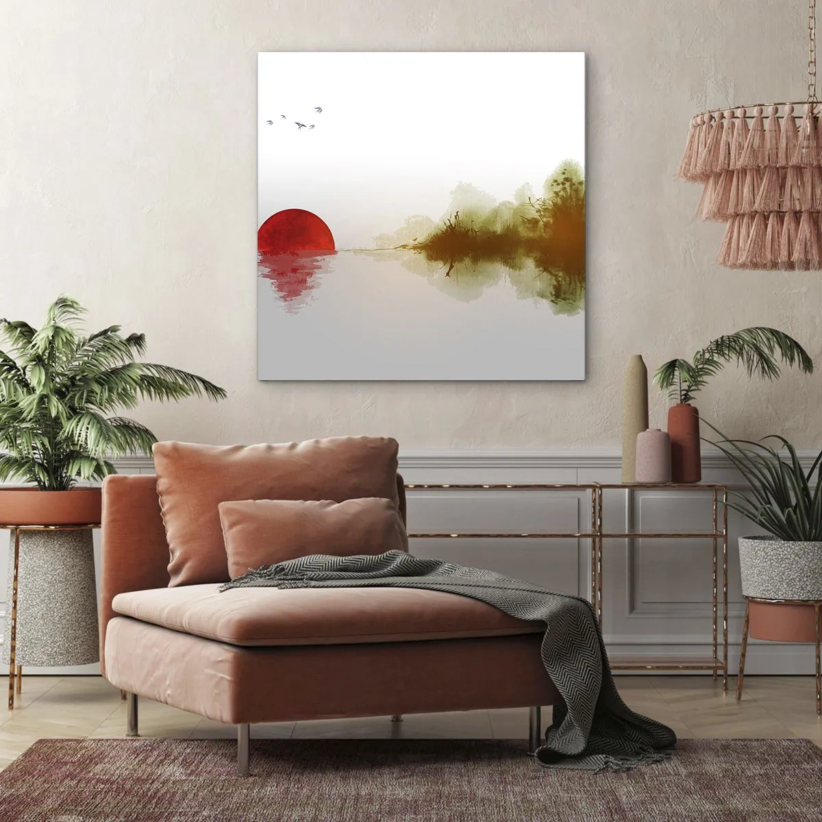 Tablou pe pânză - Promisiune de liniște - 50x50 cm