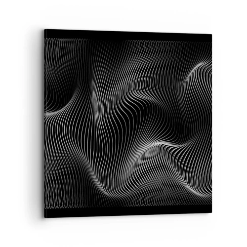 Tablou pe pânză - Dansul luminii în spațiu - 70x70 cm