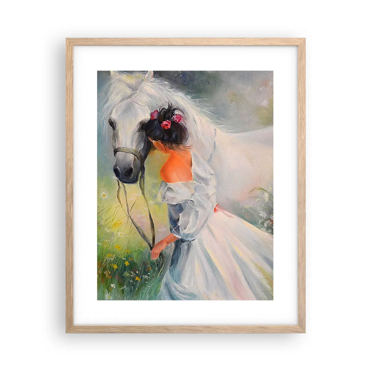 Poster în ramă de stejar deschis - Ca dintr-un vis frumos - 40x50 cm