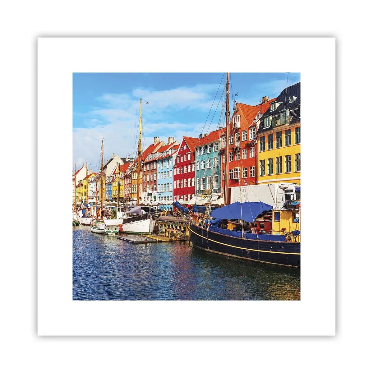 Poster - Portul vesel - 30x30 cm