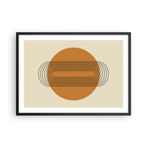 Poster în ramă neagră - Planul perfect - 70x50 cm