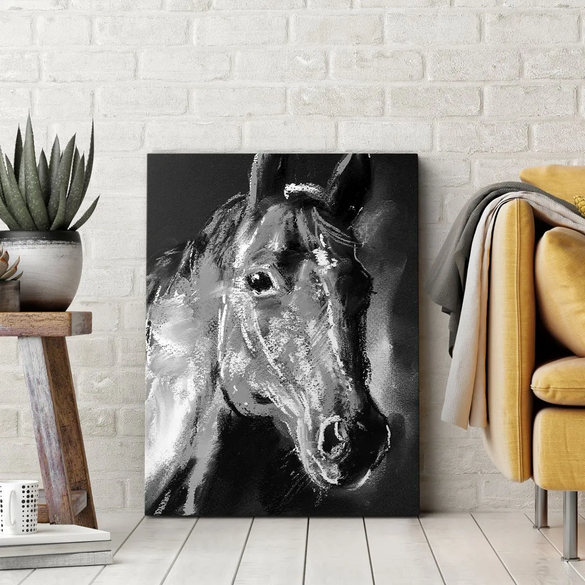 Tablou pe pânză - Strălucirea unui suflet nobil - 55x100 cm