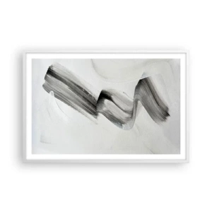 Poster în ramă albă - Doar pentru distracție - 91x61 cm