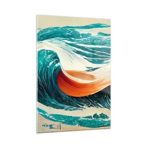 Tablou pe sticlă - Visul unui surfer - 50x70 cm