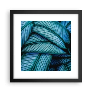 Poster în ramă neagră - Linii de viață - 30x30 cm