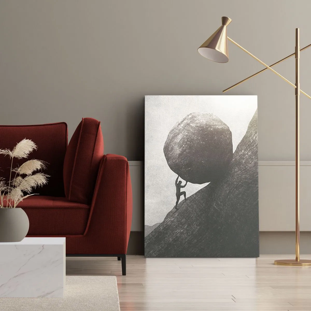 Tablou pe pânză - Cred, în ciuda așteptărilor - 50x70 cm