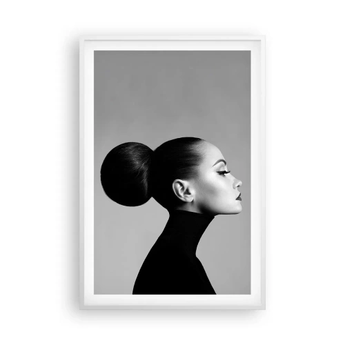 Poster în ramă albă - Nefertiti contemporană - 61x91 cm