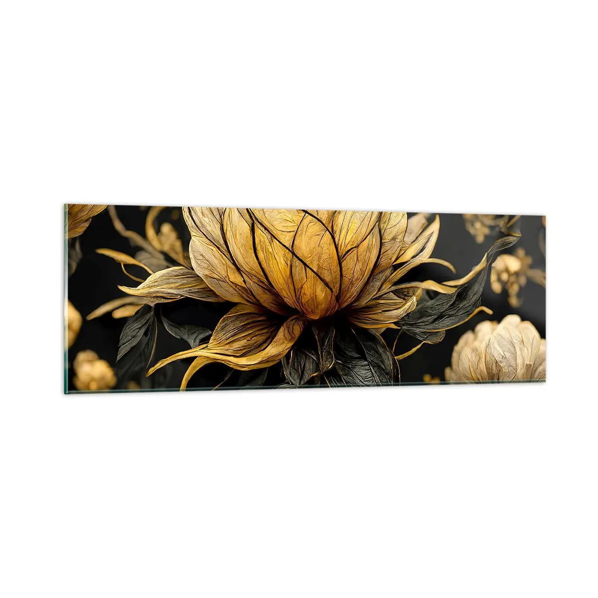Tablou pe sticlă - Fragilitate subtilă - 90x30 cm