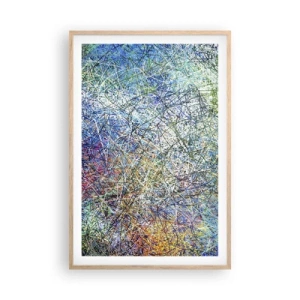 Poster în ramă de stejar deschis - Nu este atât de simplu - 61x91 cm