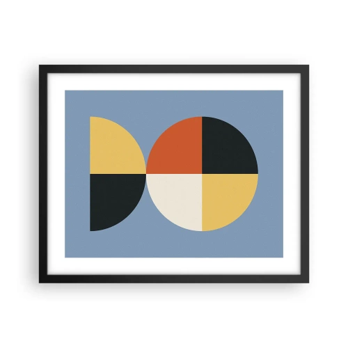 Poster în ramă neagră - Uită-te și numără - 50x40 cm