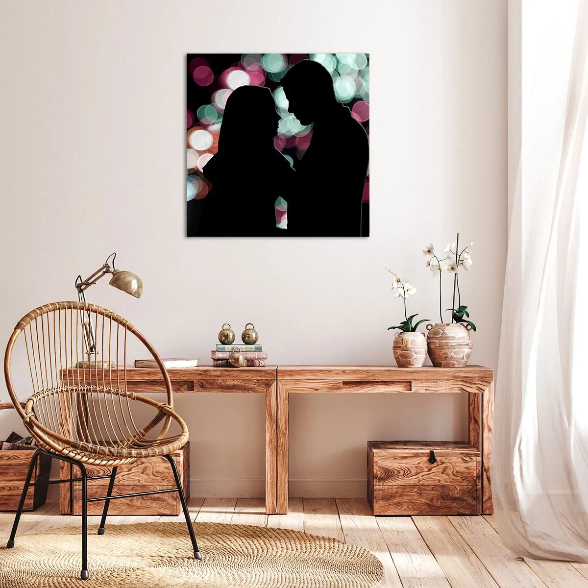 Tablou pe pânză - Da! - 60x60 cm