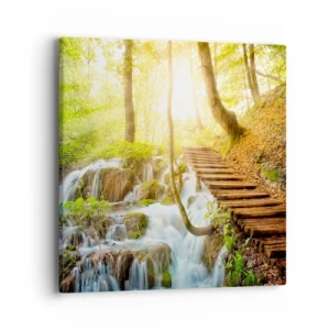 Tablou pe pânză - Răcirea dorită - 40x40 cm