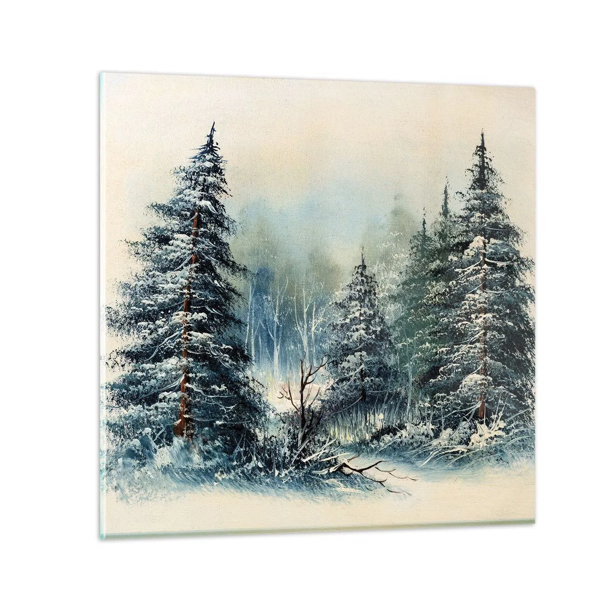 Tablou pe sticlă - Gata pentru Crăciun - 30x30 cm