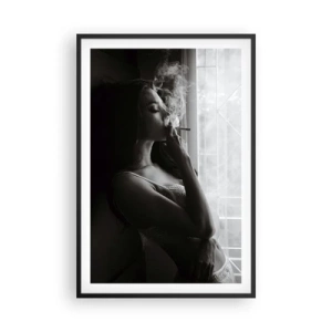 Poster în ramă neagră - Un moment senzual - 61x91 cm