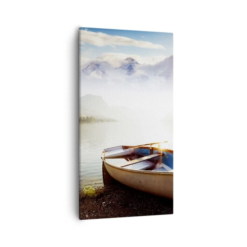 Tablou pe pânză - Peste apa mare și limpede - 55x100 cm