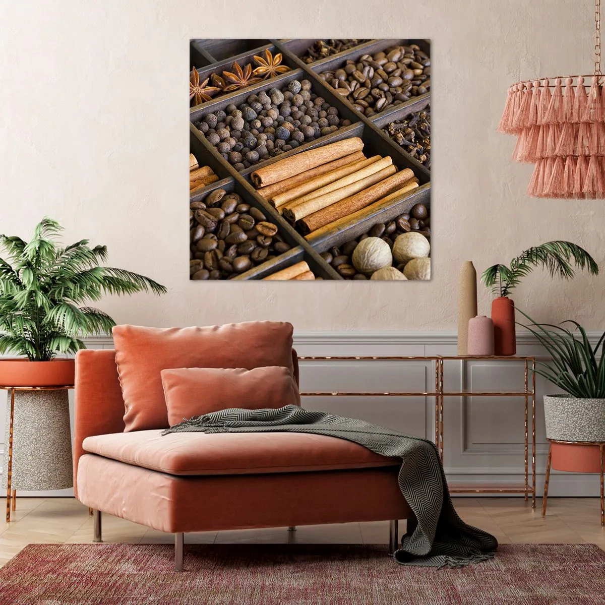 Tablou pe pânză - Tezaur de arome - 50x50 cm