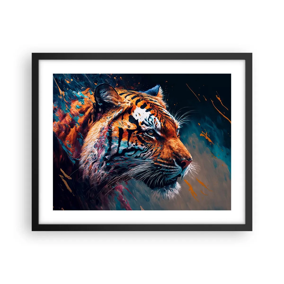 Poster în ramă neagră - Frumusețe sălbatică - 50x40 cm