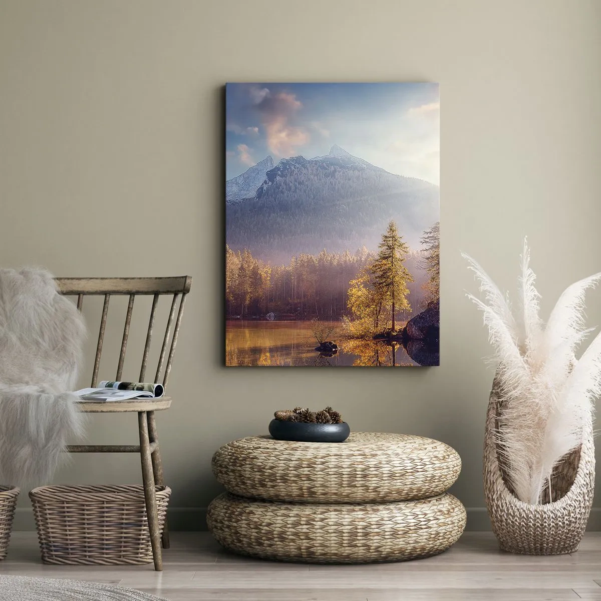 Tablou pe pânză - La munte și la deal - 50x70 cm
