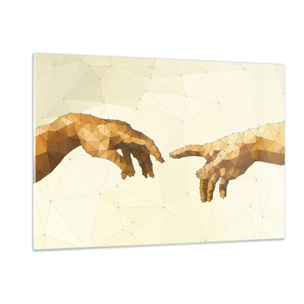 Tablou pe sticlă - Geometrie divină - 120x80 cm