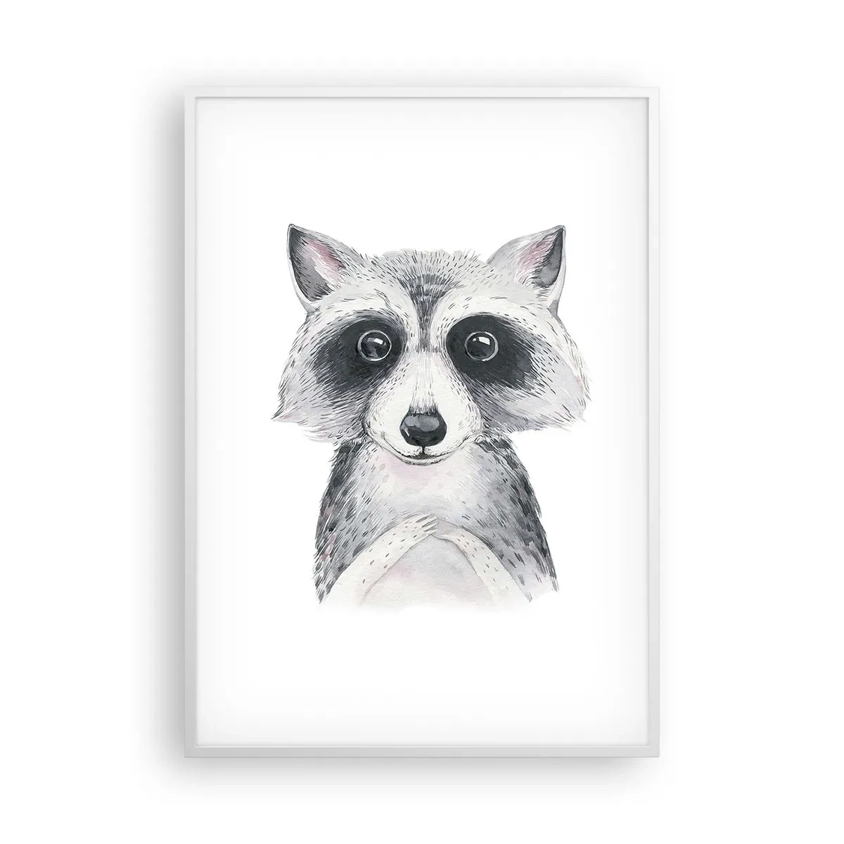 Poster în ramă albă - Un moment pentru emoții - 70x100 cm