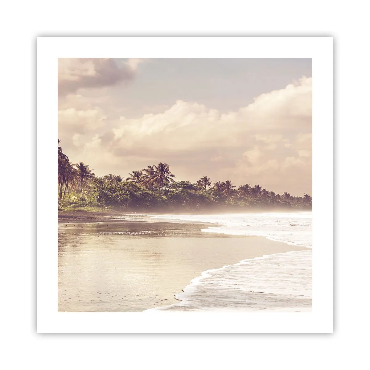 Poster - Mângâind valurile - 50x50 cm