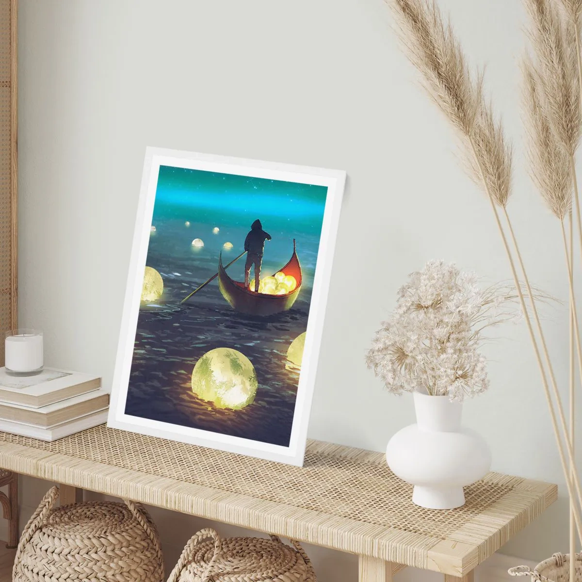 Poster în ramă albă - Lucruri la care filozofii nu au visat niciodată - 61x91 cm