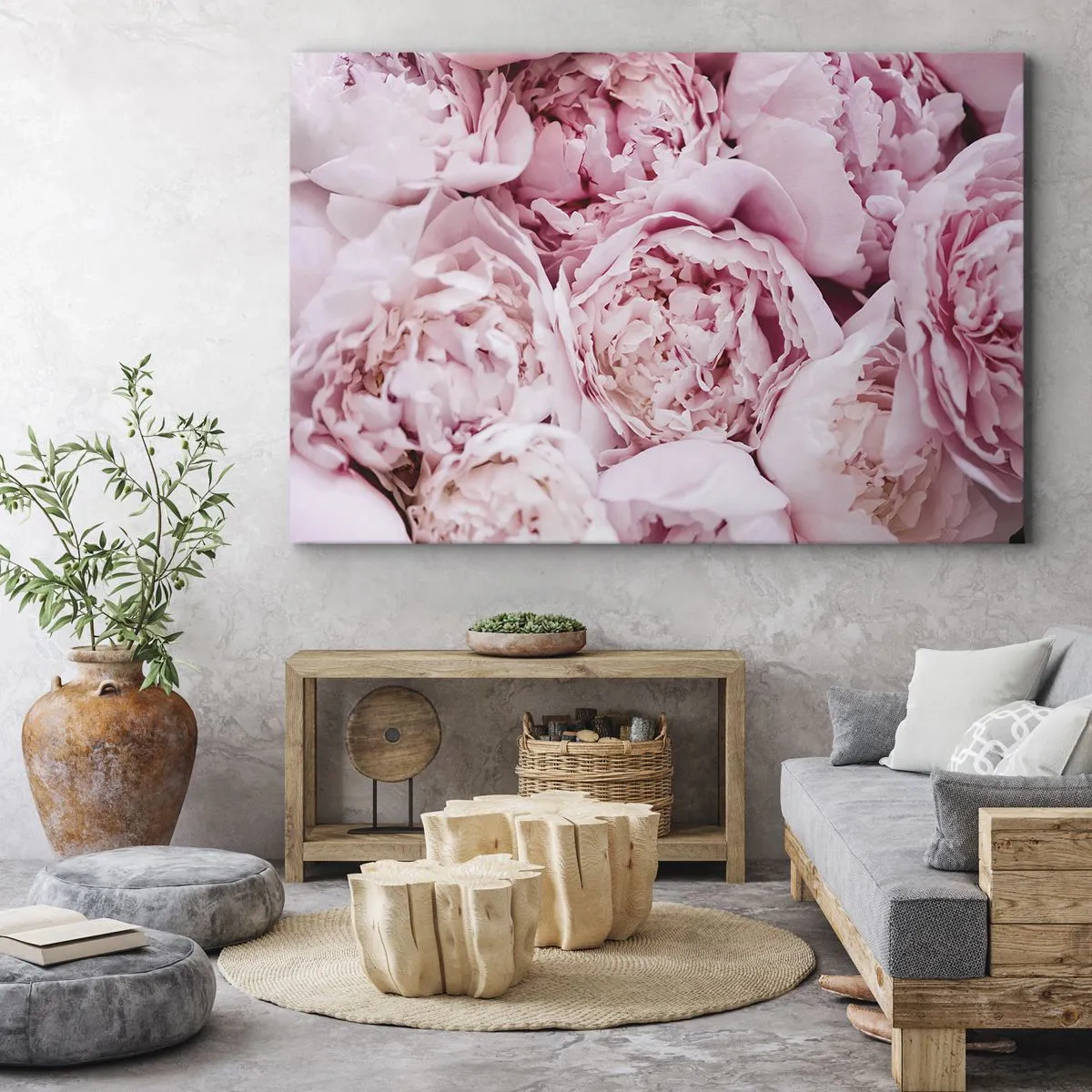 Tablou pe pânză - Îmbrățișate și parfumate - 70x50 cm