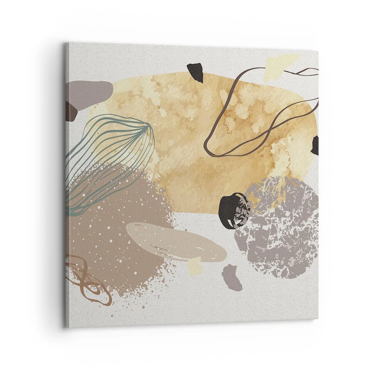 Tablou pe pânză - Fluiditatea aplicată - 60x60 cm