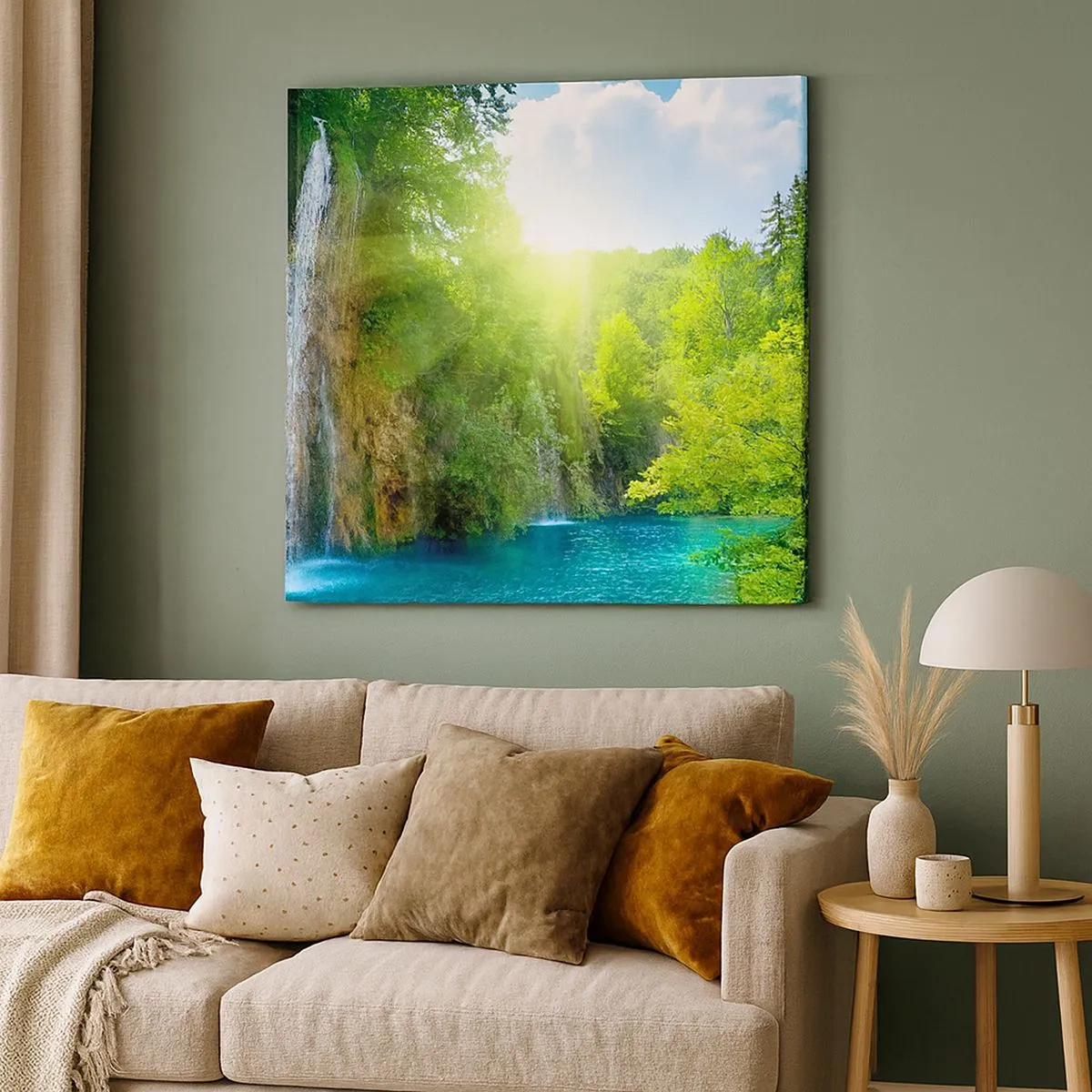 Tablou pe pânză - Trebuie să fie Edenul - 30x30 cm