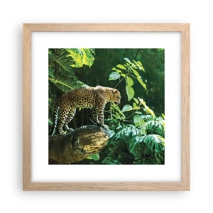 Poster în ramă de stejar deschis - La vânătoare? - 30x30 cm