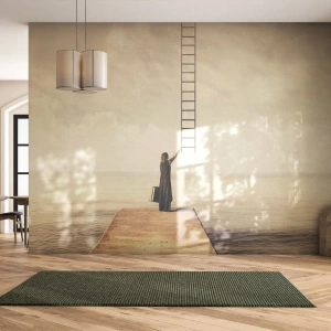 Tapet Premium Canvas - O călătorie conceptuală - Abstracția, Femeie, Scară - 400x280 cm