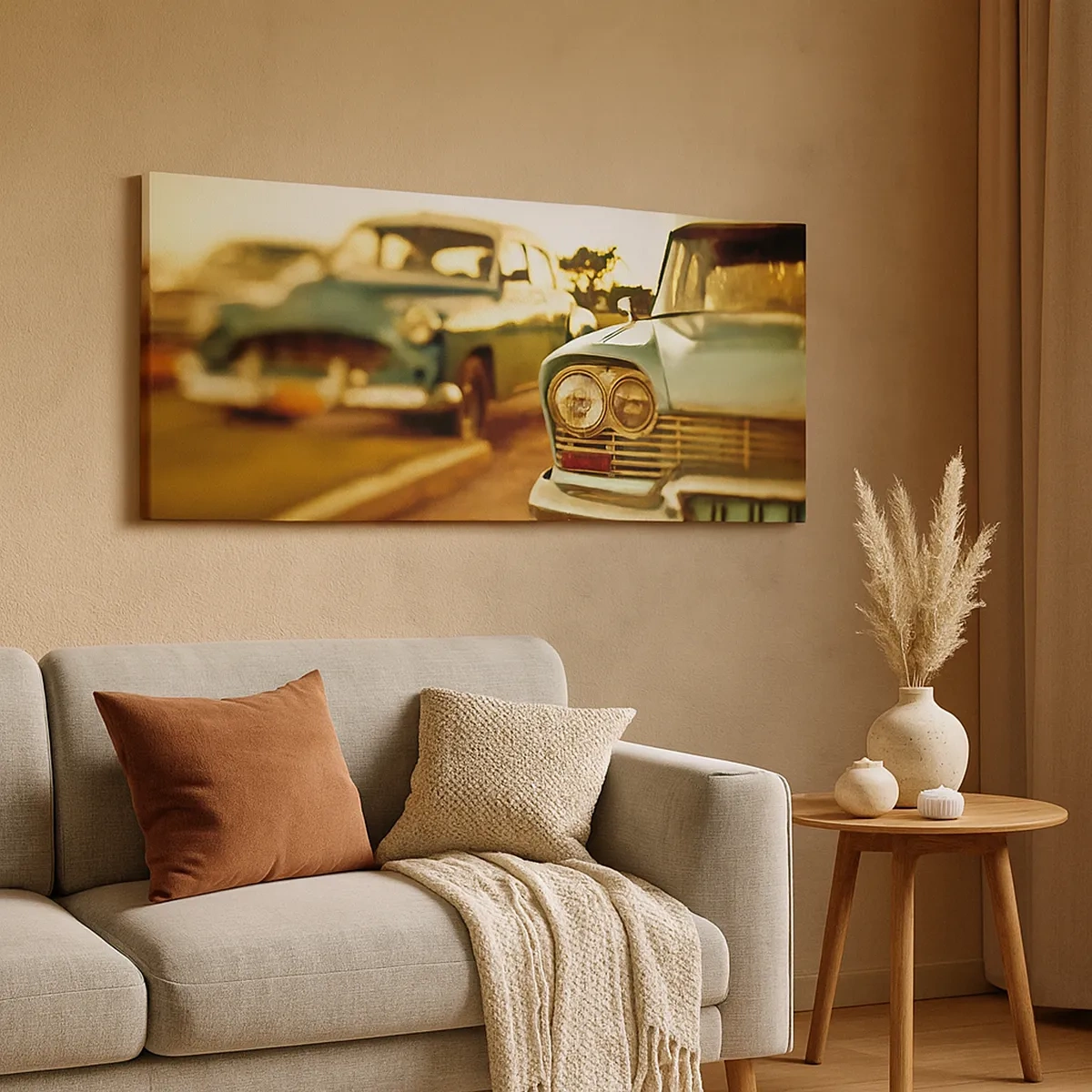 Tablou pe pânză - Vom aștepta și vom vedea - 30x30 cm