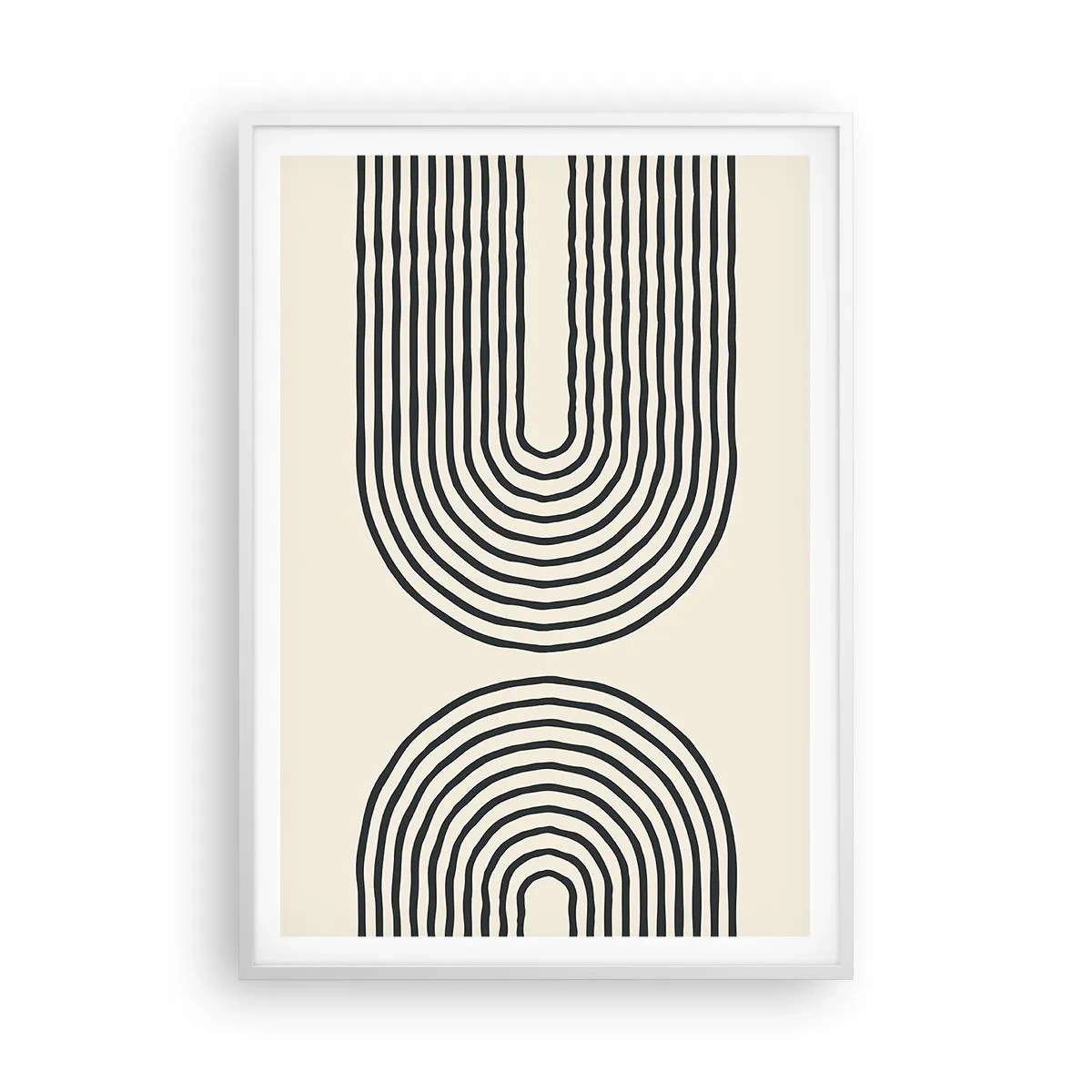 Poster în ramă albă - În curând... - 70x100 cm