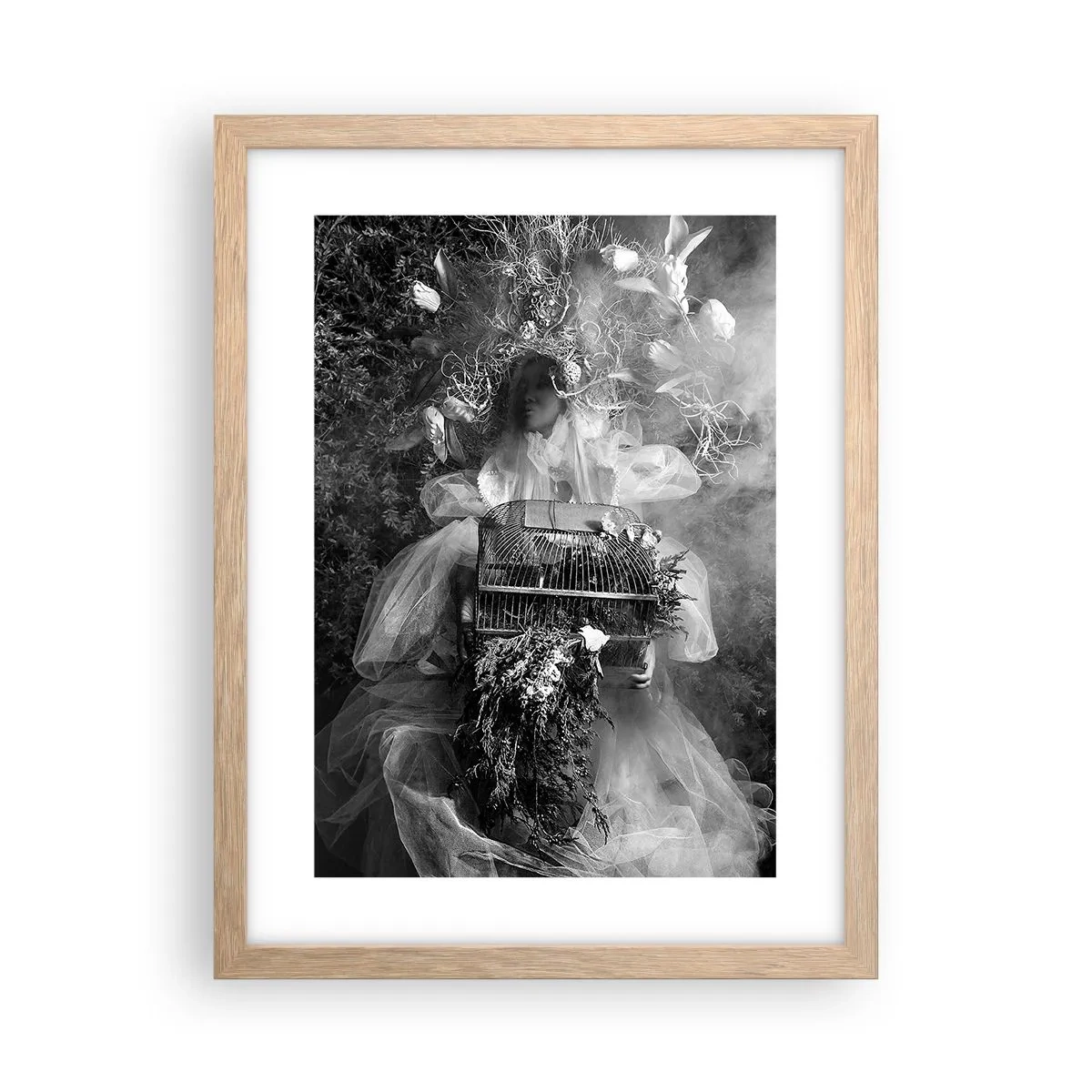 Poster în ramă de stejar deschis - Mama însăși - Natura - 30x40 cm