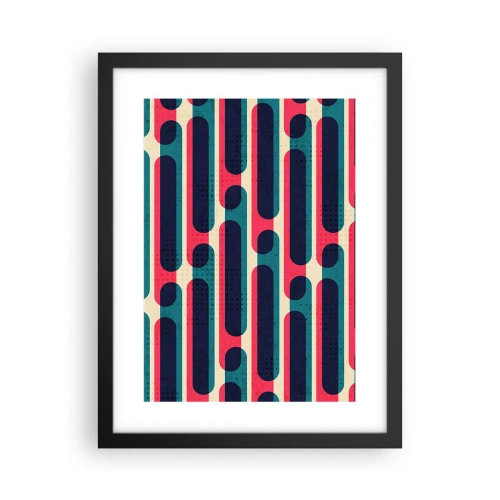Poster în ramă neagră - Înăuntru și înainte - 30x40 cm
