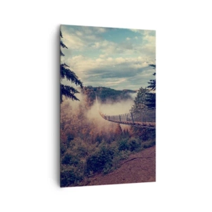 Tablou pe pânză - Deasupra pădurii de toamnă - 80x120 cm