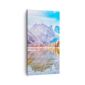 Tablou pe pânză - Iar în munți începe toamna - 55x100 cm