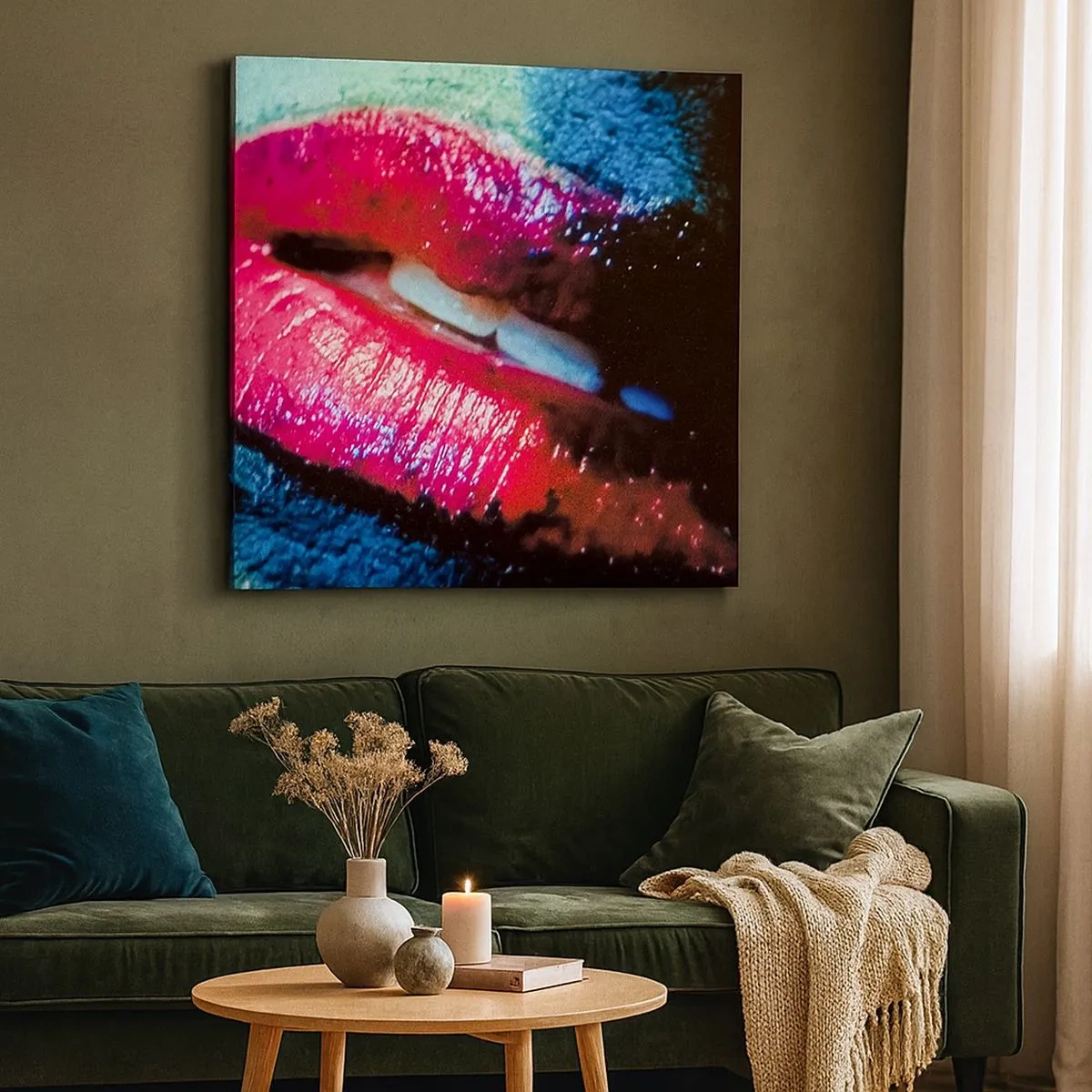 Tablou pe pânză - Senzual și tulburător - 30x30 cm