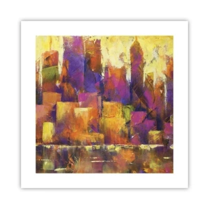Poster - Compoziția metropolitană - 40x40 cm