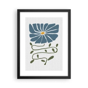 Poster în ramă neagră - De la creangă la floare - 30x40 cm