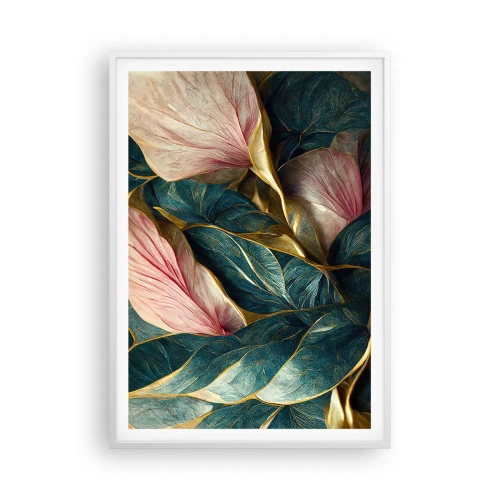 Poster în ramă albă - Eleganța naturală și stil - 70x100 cm