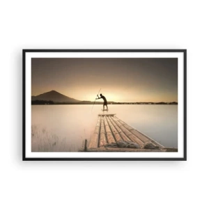 Poster în ramă neagră - Înainte de odihnă - 91x61 cm